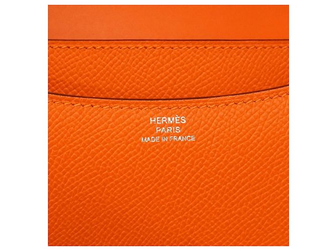 Hermès Borsa a tracolla Hermes Constance Mini Rosso - vista 5