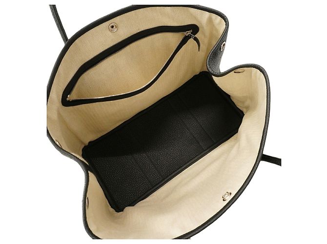 Hermès Borsa Tote Hermes Garden PM Nero - vista 4