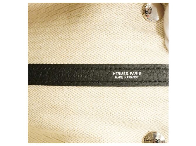 Hermès Borsa Tote Hermes Garden PM Nero - vista 5