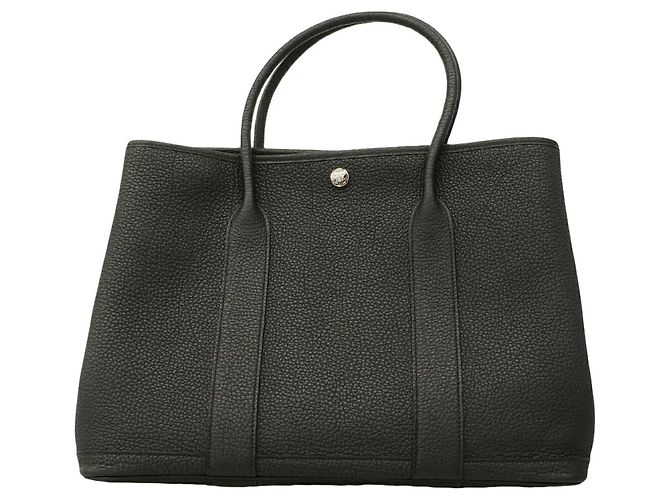 Hermès Borsa Tote Hermes Garden PM Nero - vista 9