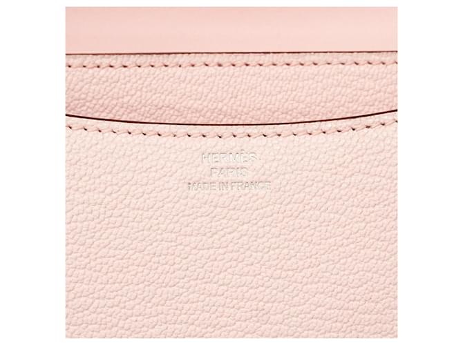 Hermès Borsa a tracolla Hermes Constance Mini Chevre Mysore Rosa - vista 5