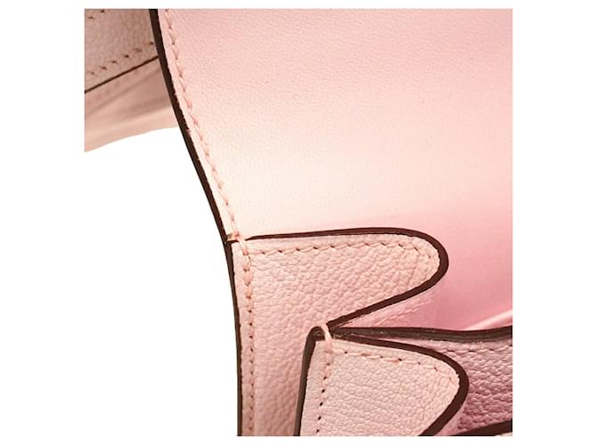 Hermès Borsa a tracolla Hermes Constance Mini Chevre Mysore Rosa - vista 6