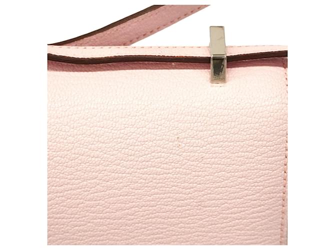 Hermès Borsa a tracolla Hermes Constance Mini Chevre Mysore Rosa - vista 8