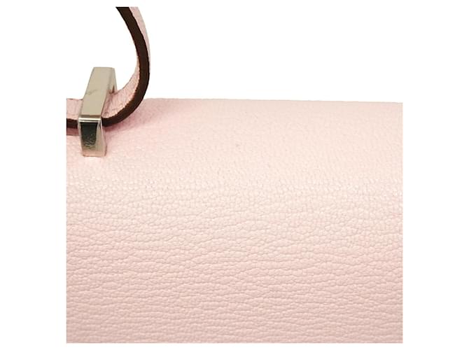Hermès Borsa a tracolla Hermes Constance Mini Chevre Mysore Rosa - vista 9