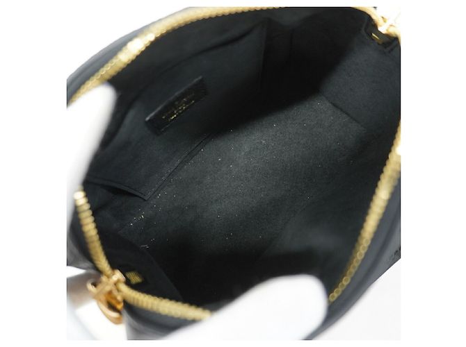 Borsa Louis Vuitton Monogram Empreinte Speedy Bandoulière 20 Nero - vista 4