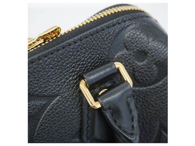 Borsa Louis Vuitton Monogram Empreinte Speedy Bandoulière 20 Nero - vista 7