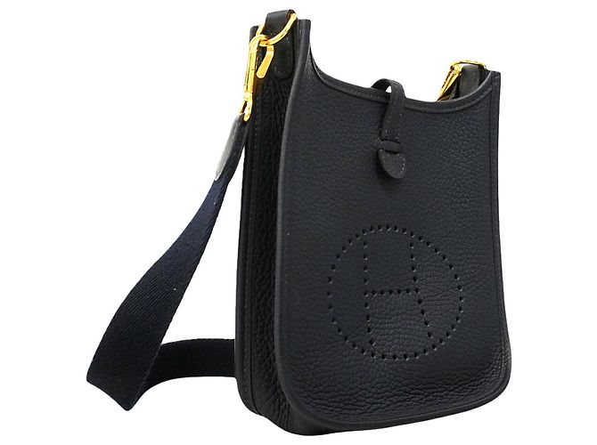 Hermès Borsa a tracolla Hermes Evelyne TPM Blu - vista 2