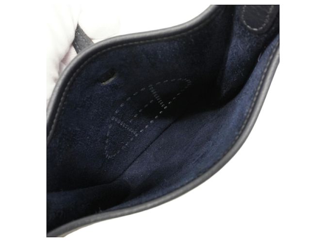 Hermès Borsa a tracolla Hermes Evelyne TPM Blu - vista 4