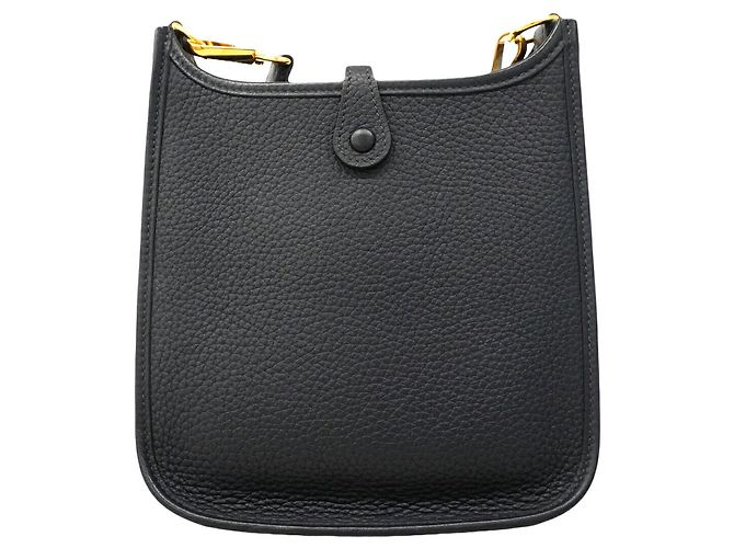 Hermès Borsa a tracolla Hermes Evelyne TPM Blu - vista 8