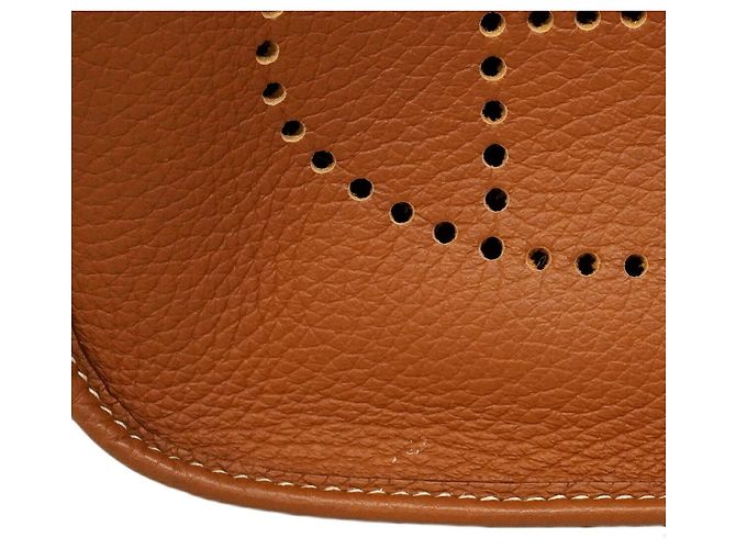 Hermès Borsa a tracolla Hermes Evelyne TPM D'oro - vista 10