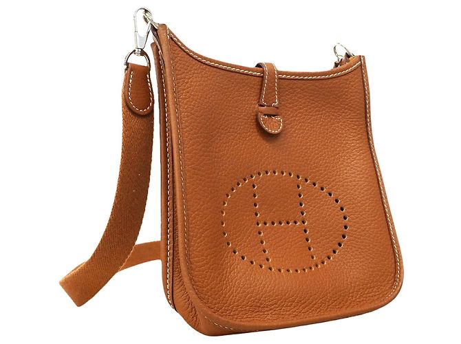 Hermès Borsa a tracolla Hermes Evelyne TPM D'oro - vista 2