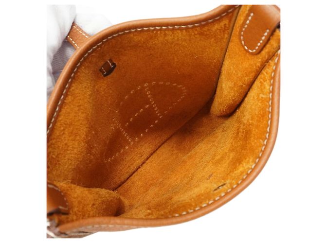 Hermès Borsa a tracolla Hermes Evelyne TPM D'oro - vista 4