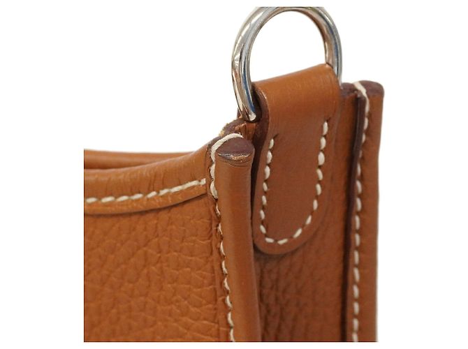 Hermès Borsa a tracolla Hermes Evelyne TPM D'oro - vista 7