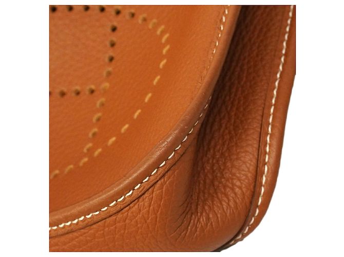 Hermès Borsa a tracolla Hermes Evelyne TPM D'oro - vista 8