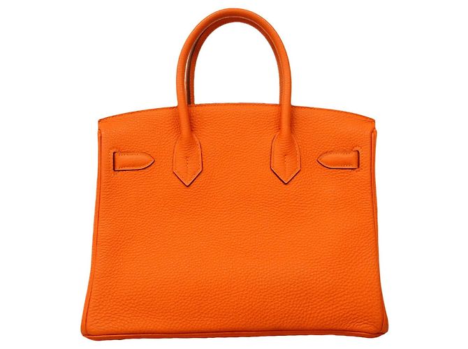 Hermès Hermes Birkin 30 Handtasche Orange - Ansicht 11