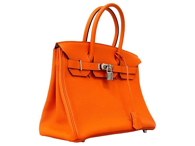 Hermès Hermes Birkin 30 Handtasche Orange - Ansicht 2