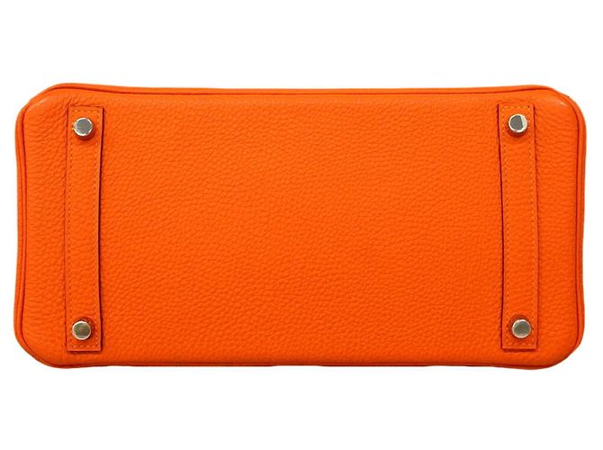 Hermès Hermes Birkin 30 Handtasche Orange - Ansicht 3