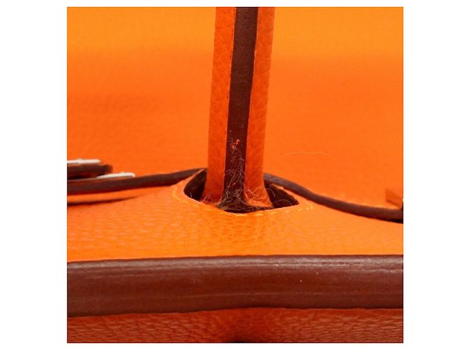 Hermès Hermes Birkin 30 Handtasche Orange - Ansicht 6