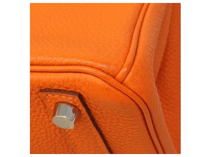 Hermès Hermes Birkin 30 Handtasche Orange - Ansicht 7