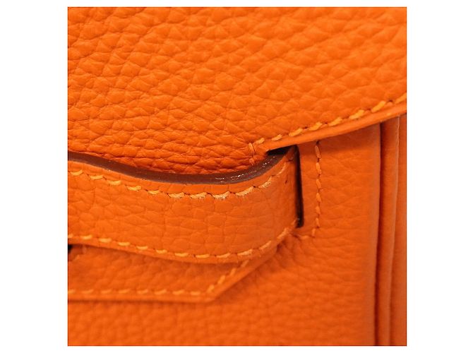 Hermès Hermes Birkin 30 Handtasche Orange - Ansicht 9