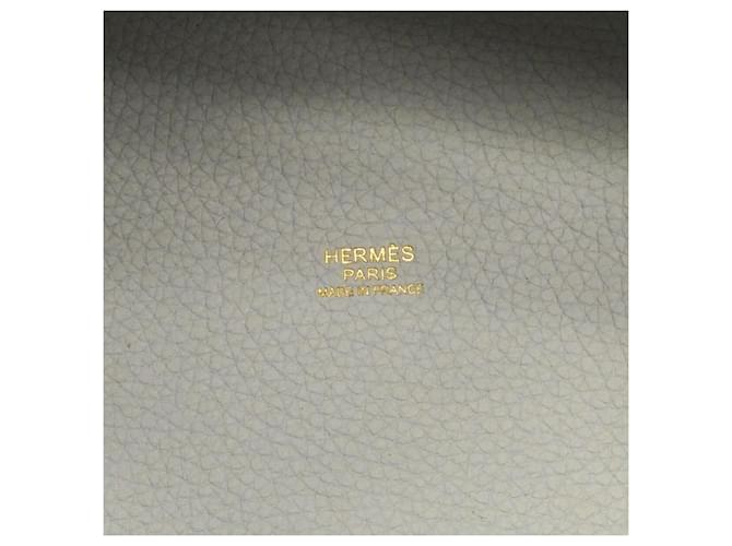 Hermès Borsa Hermes Picotin Lock MM Blu - vista 5
