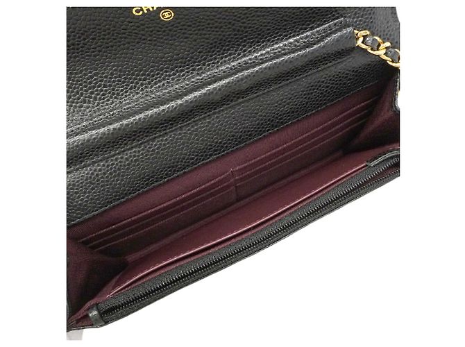 Portafoglio a spalla con catena Chanel Matelassé Nero - vista 4