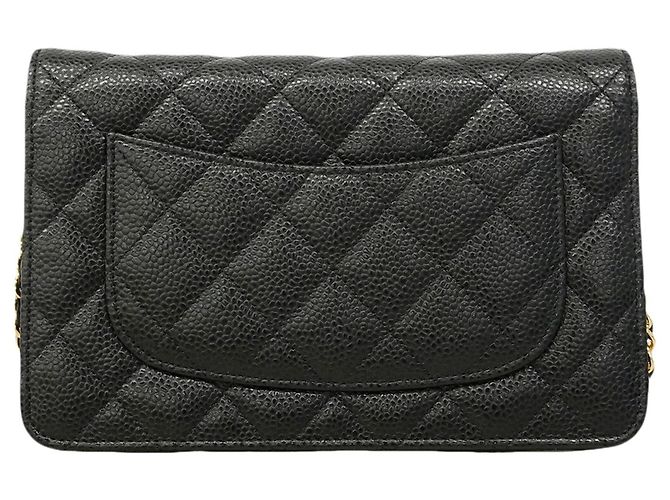 Portafoglio a spalla con catena Chanel Matelassé Nero - vista 8