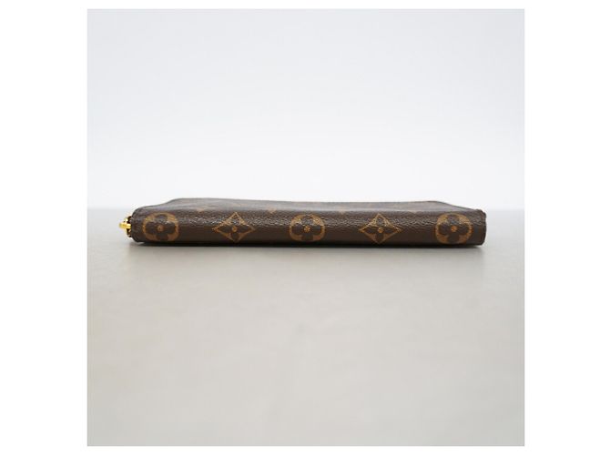 Louis Vuitton Monogram Portefeuille Clemence Long Wallet Marrone Fuschia - vista 2