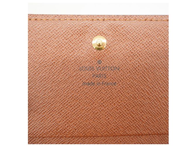 Louis Vuitton Monogram Portemonnaie Bietrezor Wallet Marrone - vista 4
