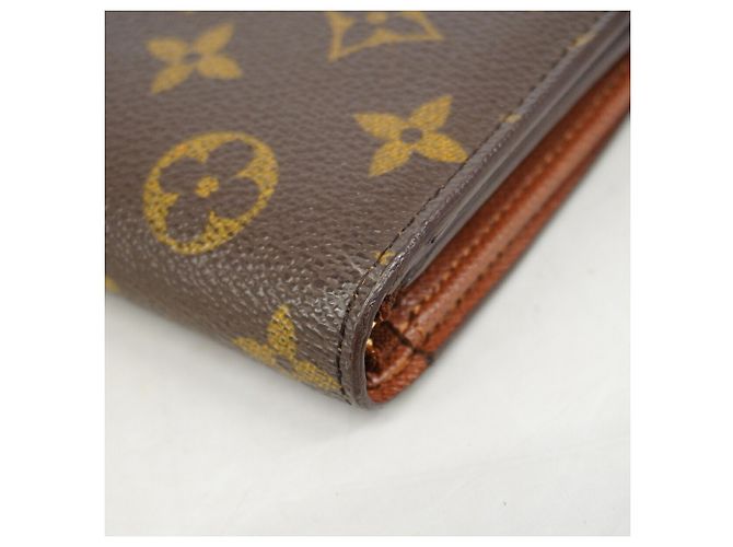 Louis Vuitton Monogram Portemonnaie Bietrezor Wallet Marrone - vista 5