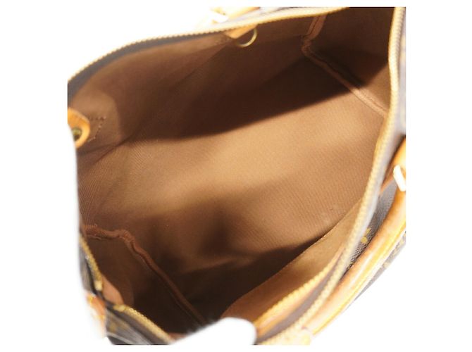 Sac à main Louis Vuitton Monogram Speedy 30 Marron - vue 4