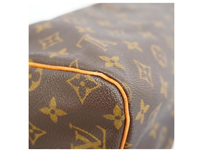 Sac à main Louis Vuitton Monogram Speedy 30 Marron - vue 6