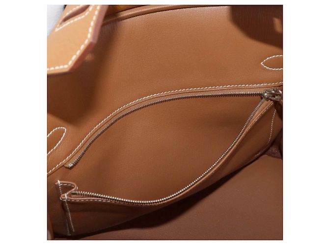 Hermès Borsa Hermes Birkin 30 Taurillon Clemence Marrone - vista 9