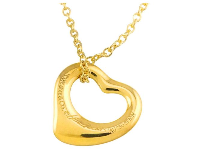 Collana Cuore in Oro Giallo 18K Tiffany & Co. - vista 4