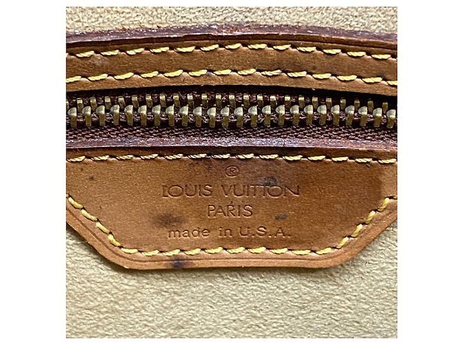 Borsa a tracolla Louis Vuitton Monogram Looping GM Marrone - vista 5
