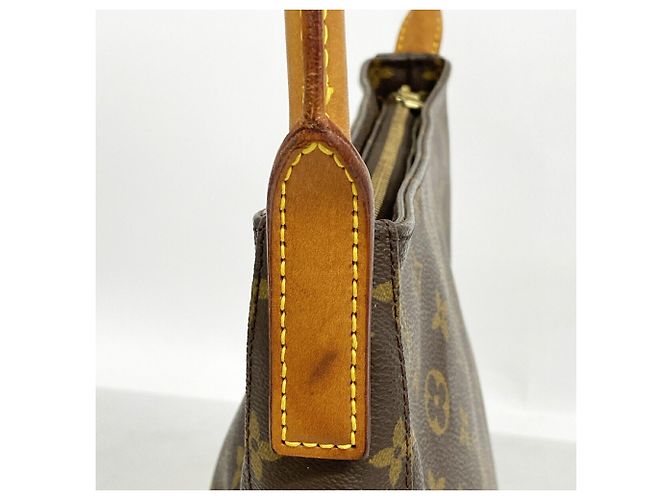 Borsa a tracolla Louis Vuitton Monogram Looping GM Marrone - vista 7