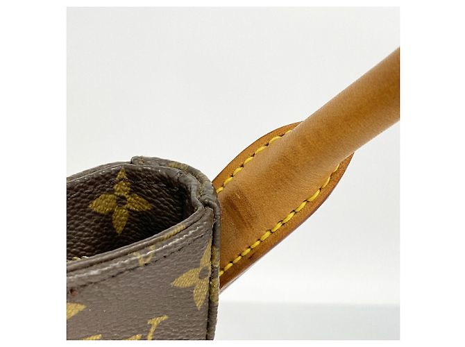 Borsa a tracolla Louis Vuitton Monogram Looping GM Marrone - vista 8