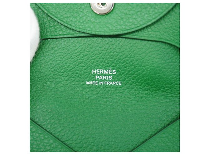 Hermès Hermes Bastia Evercolor Bamboo Münzbeutel - Ansicht 4