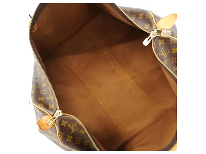 Louis Vuitton Boston Monogram Keepall 55 Marrone - vista 4