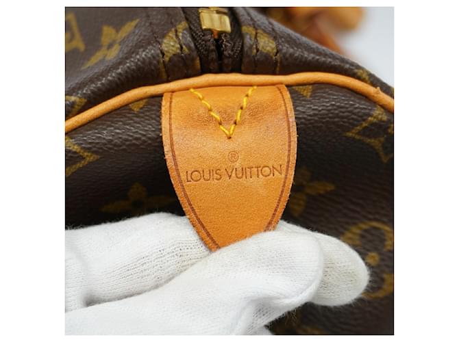 Louis Vuitton Boston Monogram Keepall 55 Marrone - vista 5