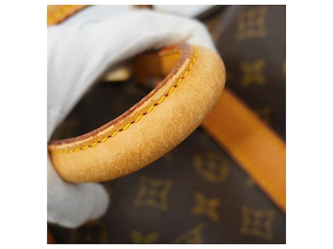 Louis Vuitton Boston Monogram Keepall 55 Marrone - vista 8