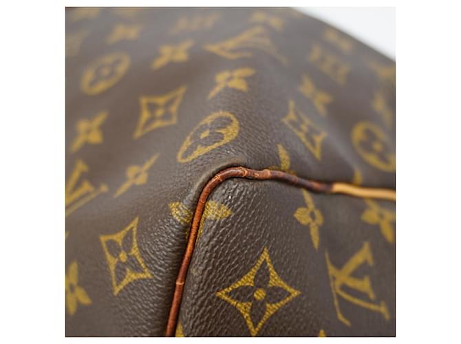 Louis Vuitton Boston Monogram Keepall 50 Marrone - vista 7