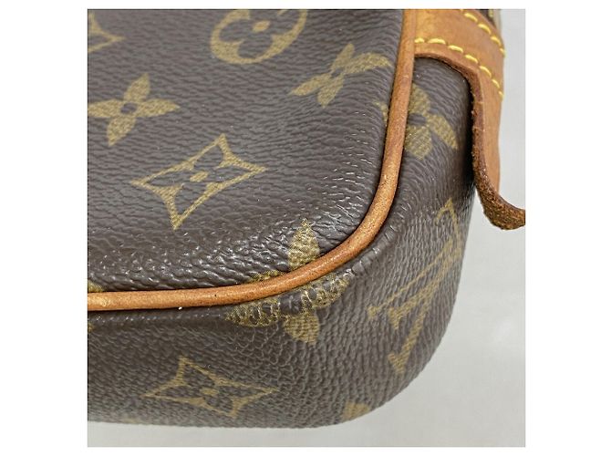 Borsa a tracolla Louis Vuitton Monogram Pochette Marly Bandoulière Marrone - vista 6