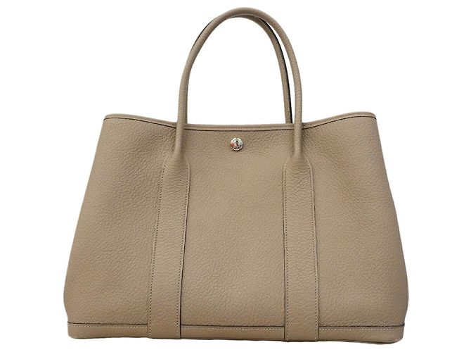 Hermès Borsa Tote Hermes Garden PM Marrone - vista 11