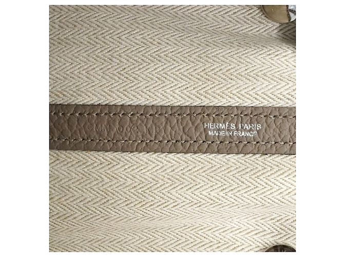 Hermès Borsa Tote Hermes Garden PM Marrone - vista 5