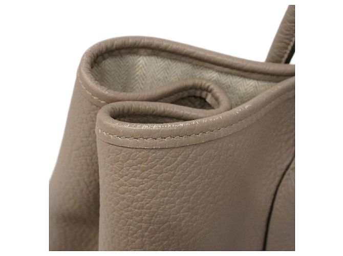 Hermès Borsa Tote Hermes Garden PM Marrone - vista 7