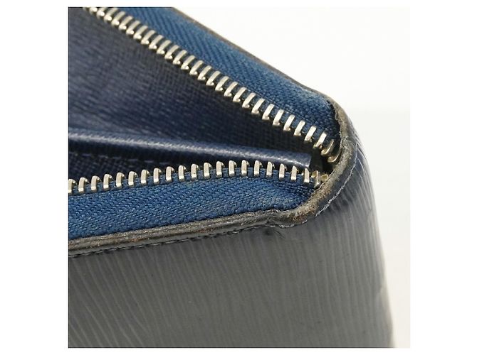 Louis Vuitton Epi Zippy Wallet M61873 Blu navy - vista 6