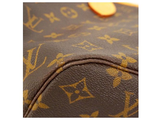 Borsa Tote Louis Vuitton Monogram Neverfull PM Marrone - vista 6