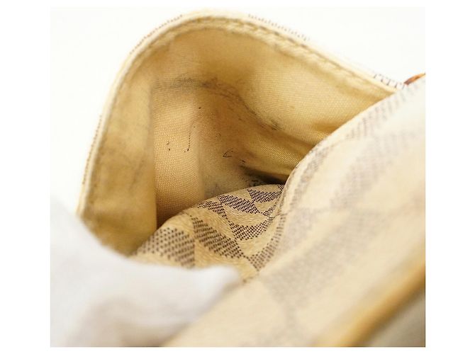 Borsa Tote Louis Vuitton Damier Azur Totally PM Bianco - vista 11