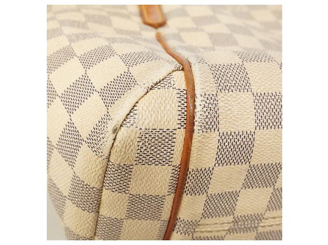 Borsa Tote Louis Vuitton Damier Azur Totally PM Bianco - vista 6